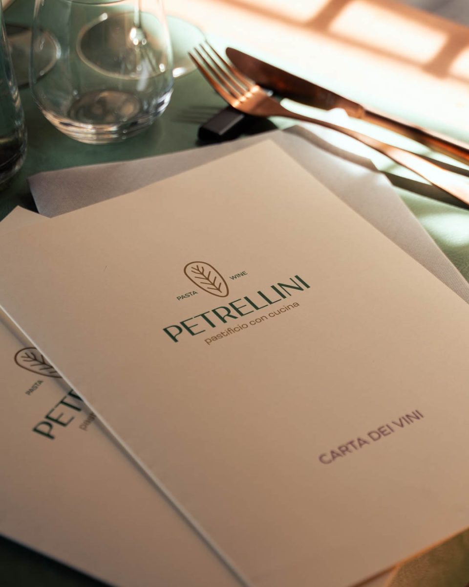Fotografia Petrellini, carta dei vini