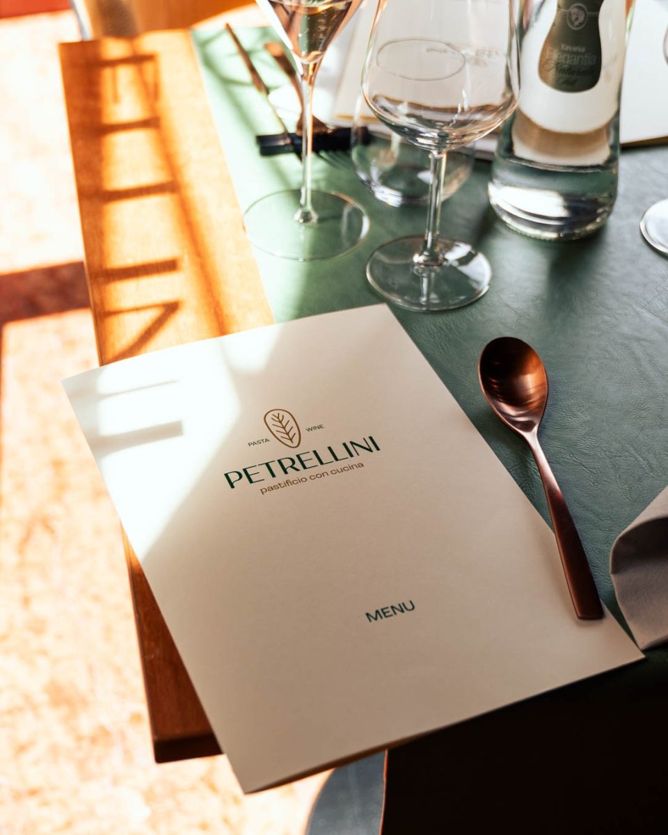 Fotografia Petrellini, menu tavola