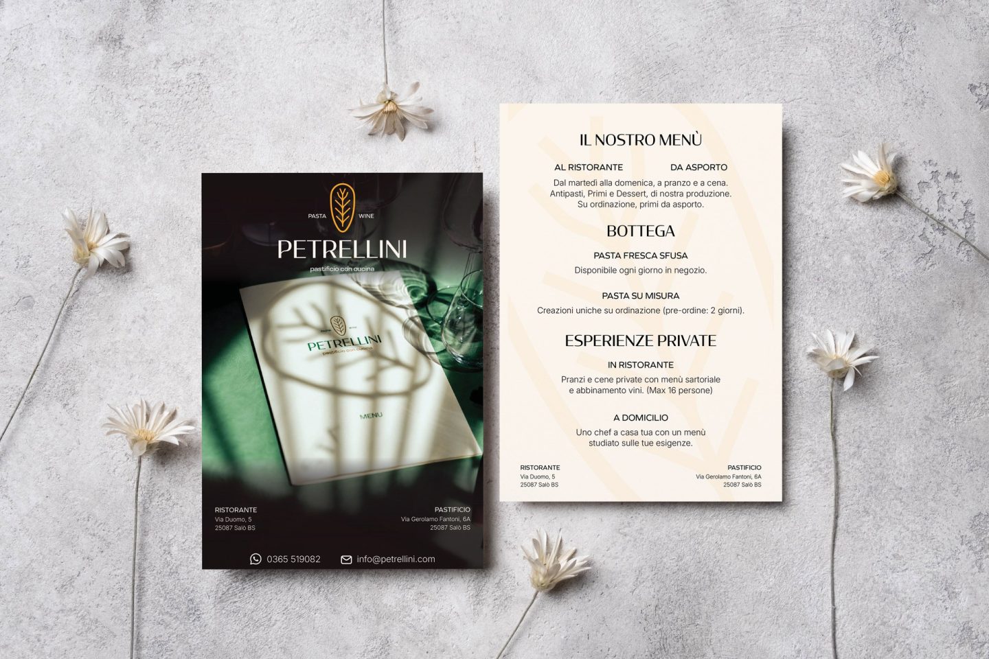 Mockup cartoline Petrellini