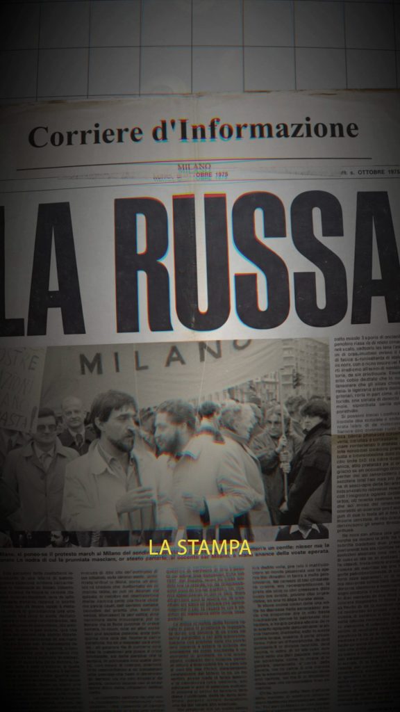 Fotogramma trailer verticale Pulp Podcast con Ignazio La Russa, giornale